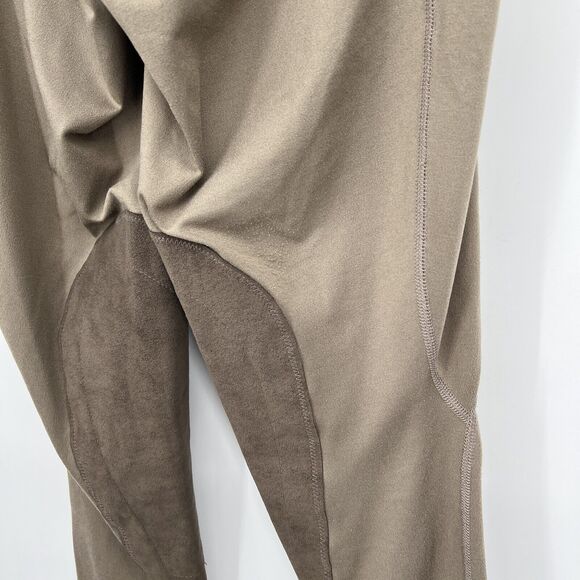 Kerrits Flow Rise Performance Tight Breeches Riding Equestrian Women’s L Tan - Picture 5 of 9